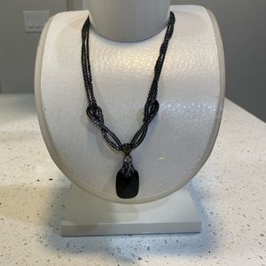 Givenchy Onyx pendant necklace